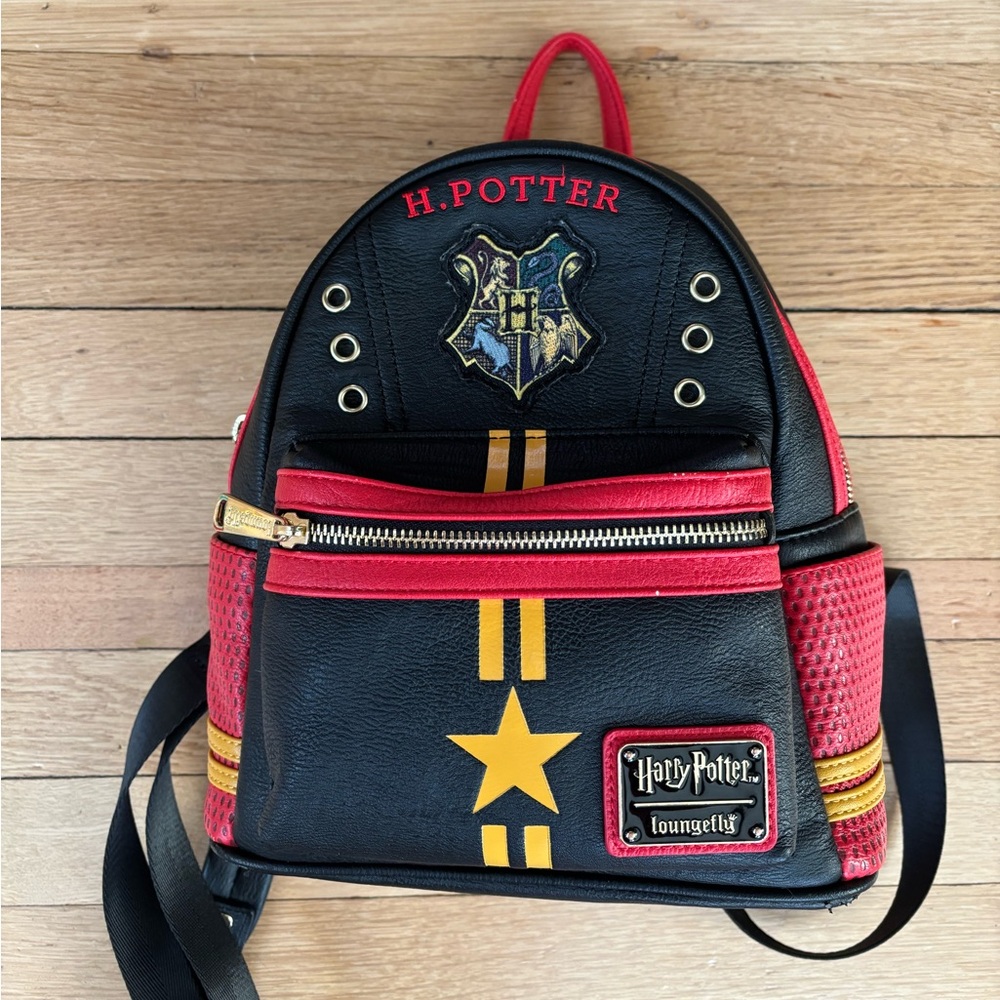 Loungefly Harry Potter Black and Red Kids Backpack